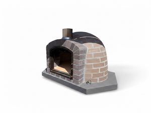 Pizzaoven Lava Rustiek Alu 110 hoek geïsoleerd hoog