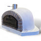 Pizzaoven Lava Basico Alu 100 hoek geïsoleerd laag
