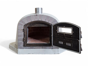 Pizzaoven Lava Basico Alu 100 hoek geïsoleerd hoog