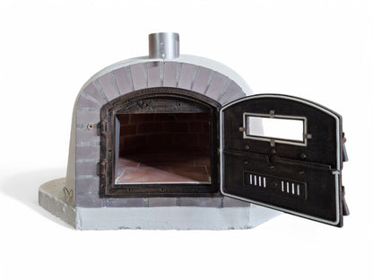 Pizzaoven Lava Basico Alu 100 hoek geïsoleerd hoog
