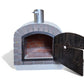 Pizzaoven Lava Basico Alu 90 geïsoleerd hoog