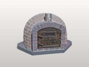 Pizzaoven Lava Rustiek Alu 110 hoek geïsoleerd hoog